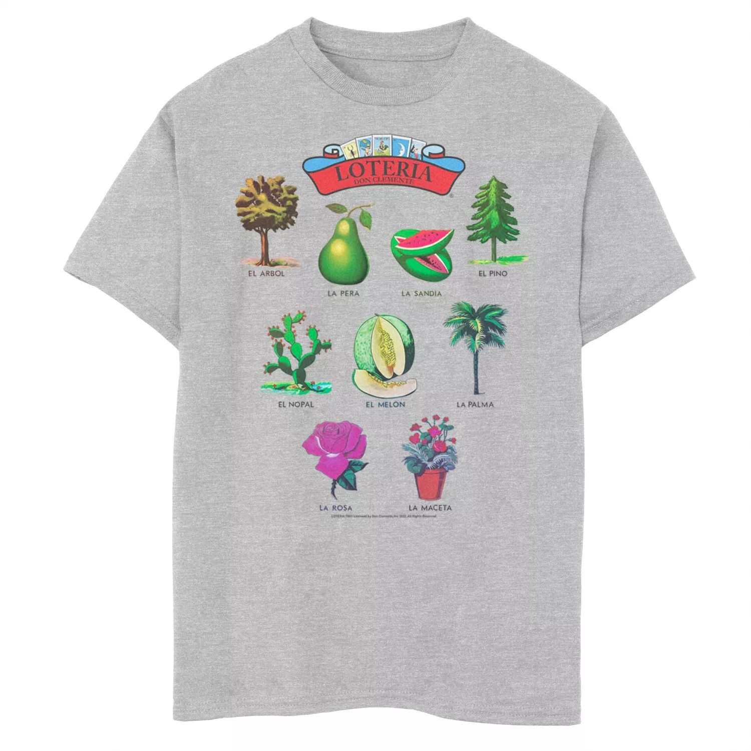 

Футболка с логотипом Loteria Fruit and Plant для мальчиков 8–20 лет Licensed Character