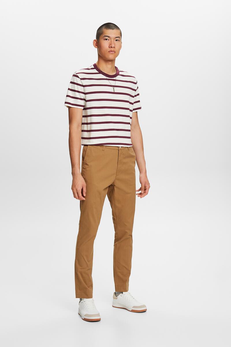 

Базовые брюки чинос узкого кроя Esprit, бежевый