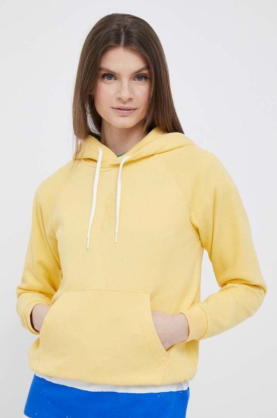 

Хлопковая толстовка Polo Ralph Lauren, желтый