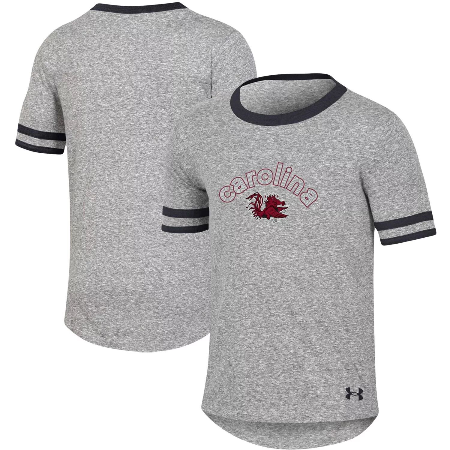

Новая футболка для девочек Youth Under Armour Heathered Grey South Carolina Gamecocks Siro Slub Under Armour