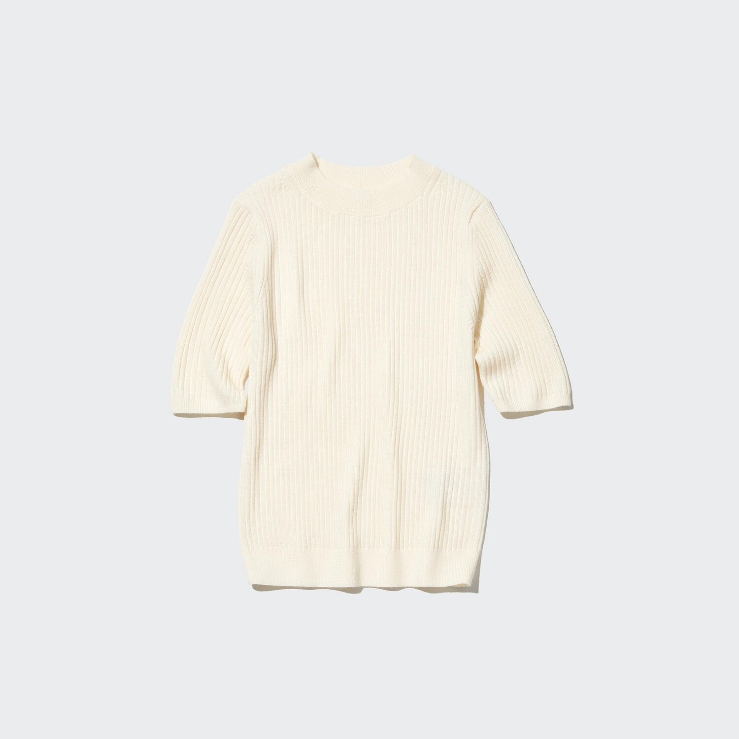 

Свитер Uniqlo женский из шерсти мериноса, молочный