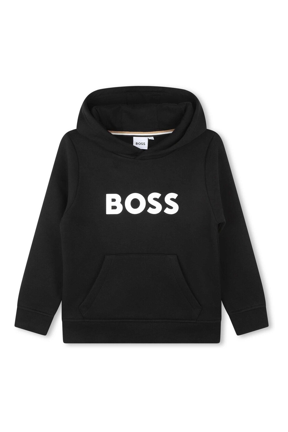 

Черное худи с логотипом BOSS, черный