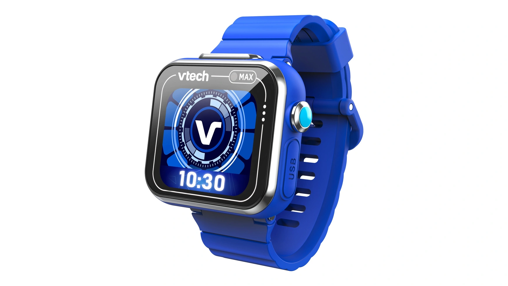 VTech Kiditronics Умные часы KidiZoom MAX синие промышленная серия hmi жк дисплей 10 1 дюйма размер 262k полноцветный 1 ггц цп 256 м флэш порт uart сенсорный дисплей