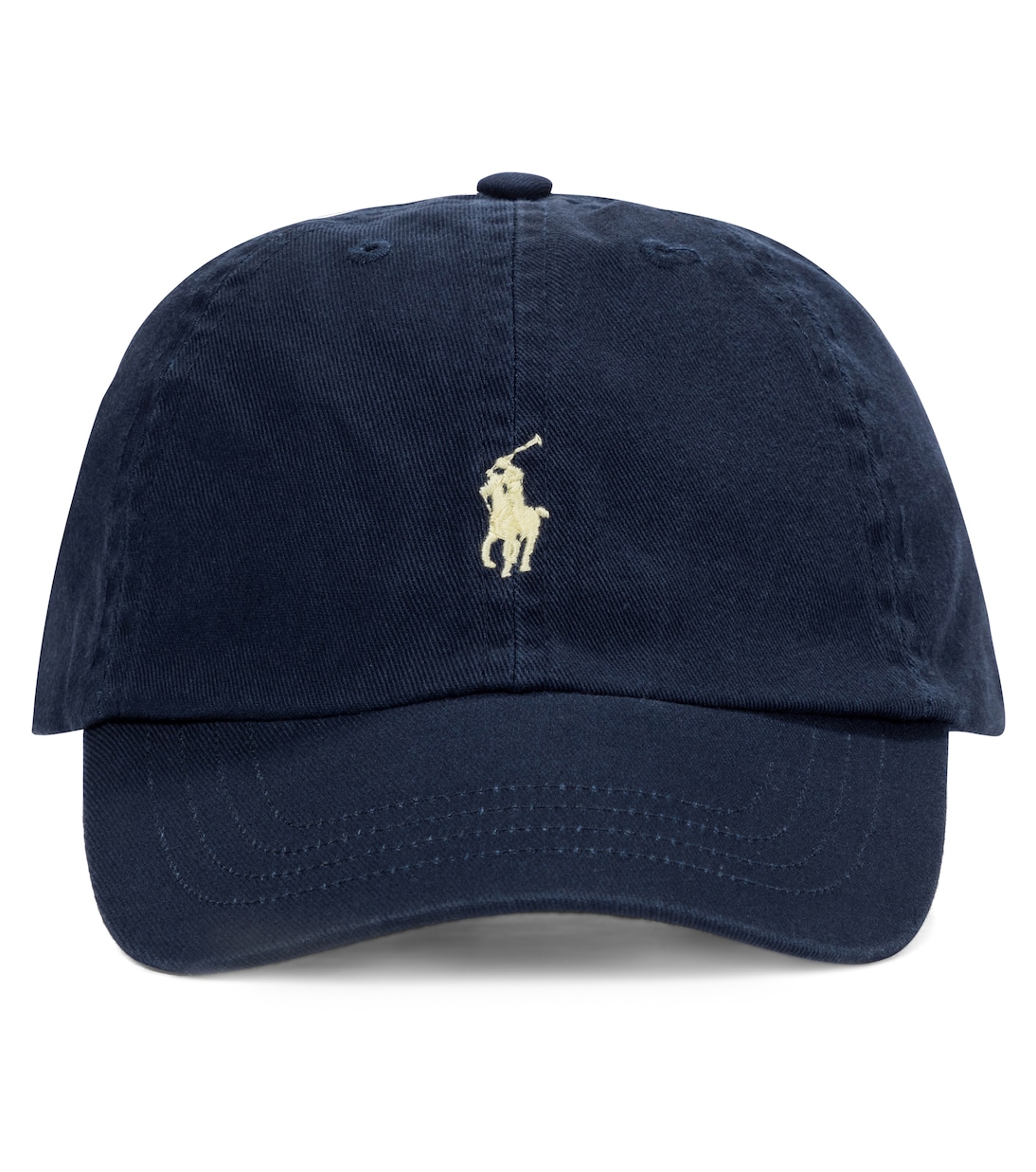 Хлопковая кепка с логотипом Polo Ralph Lauren Kids, синий винтажные джинсы polo ralph lauren синий
