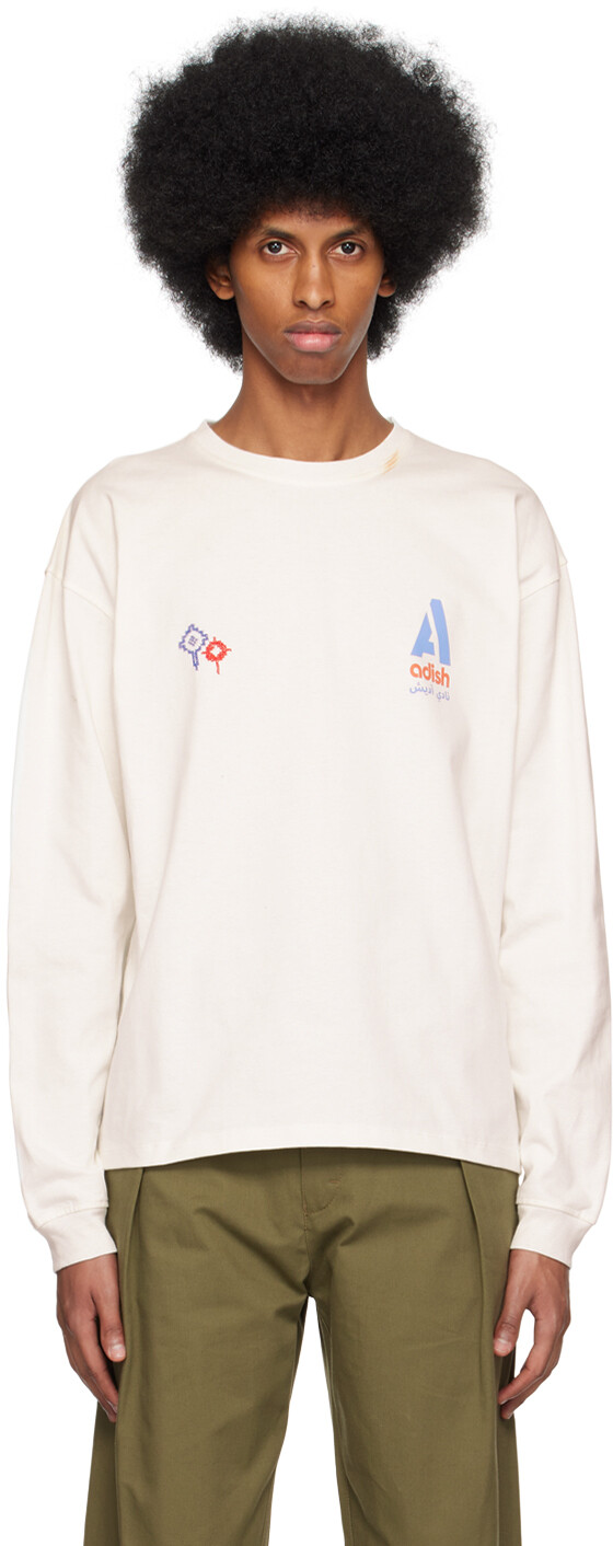 

Футболка с длинным рукавом Off-White Nadish Lel, Коричневый