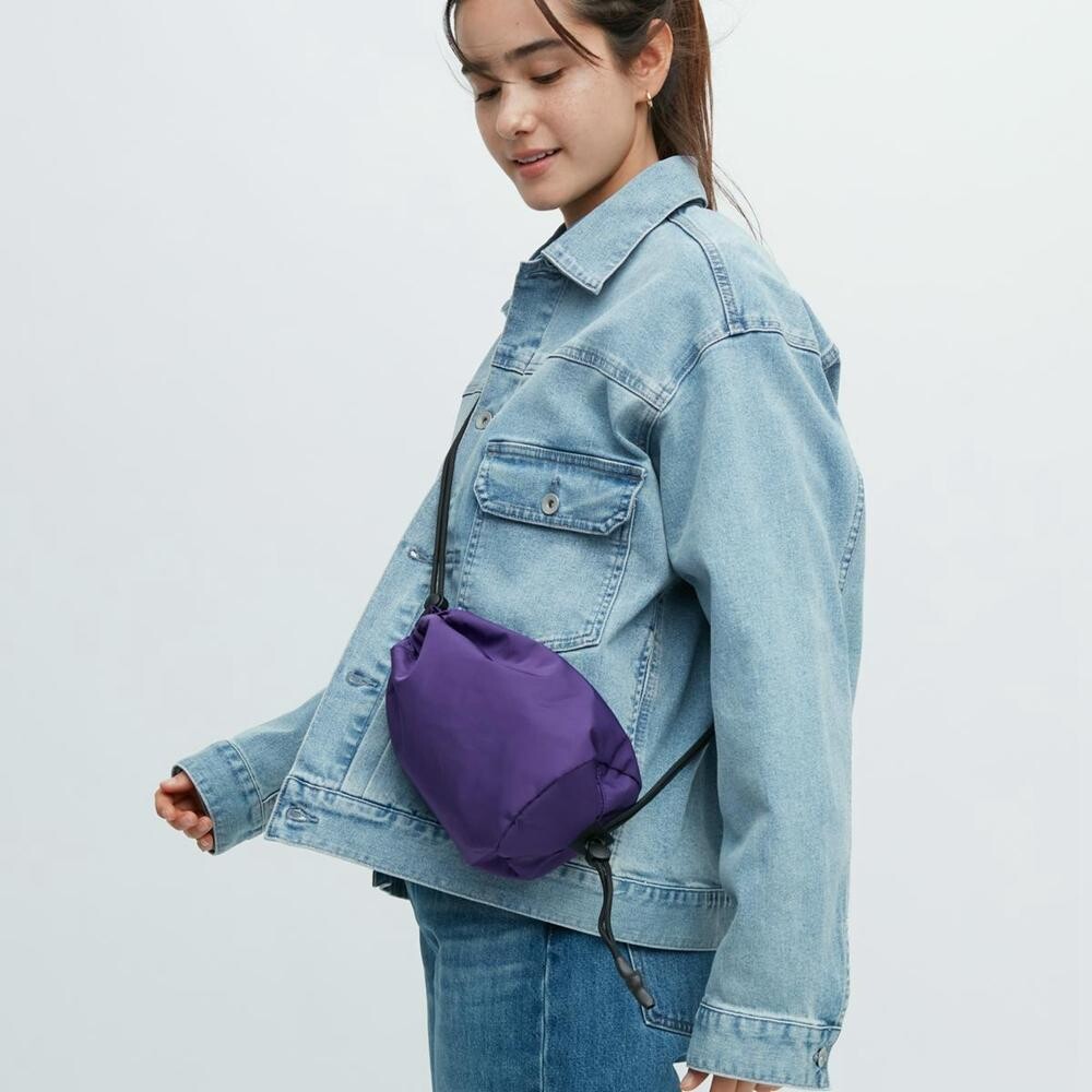 

Рюкзак унисекс Uniqlo, фиолетовый