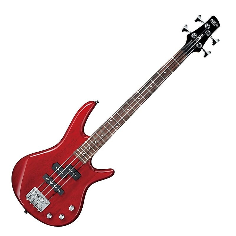 

Ibanez GSRM20 miKro 4-струнная бас-гитара - прозрачная красная