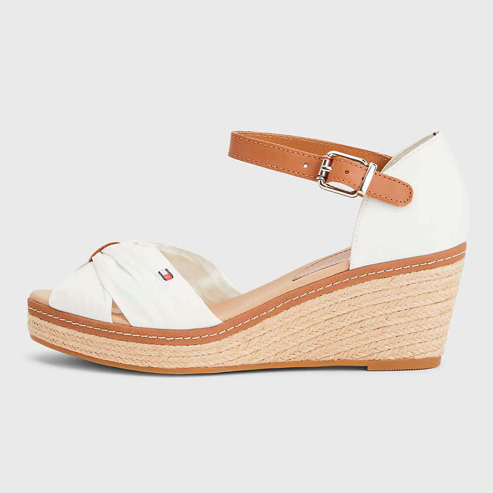 

Сандалии Tommy Hilfiger Peep-toe Mid-heel, белый