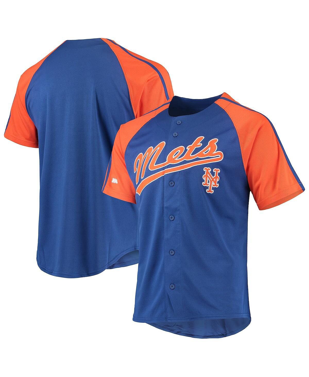 

Футболка Stitches royal new york mets, синий/оранжевый