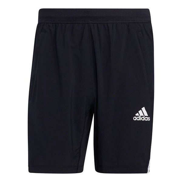 Шорты Adidas Aero 3s Sho Stripe Training Running Logo Sports Black, Черный
