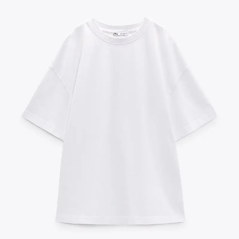 

Футболка Zara Faded-effect, белый