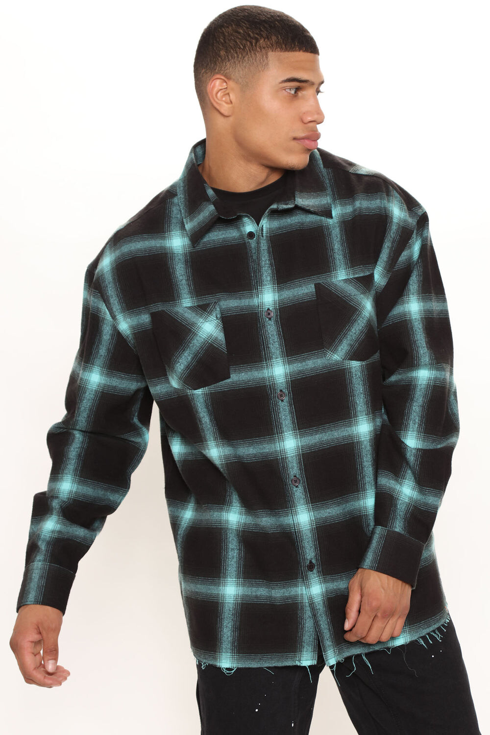 

Рубашка Fashion Nova FNMN274, черный