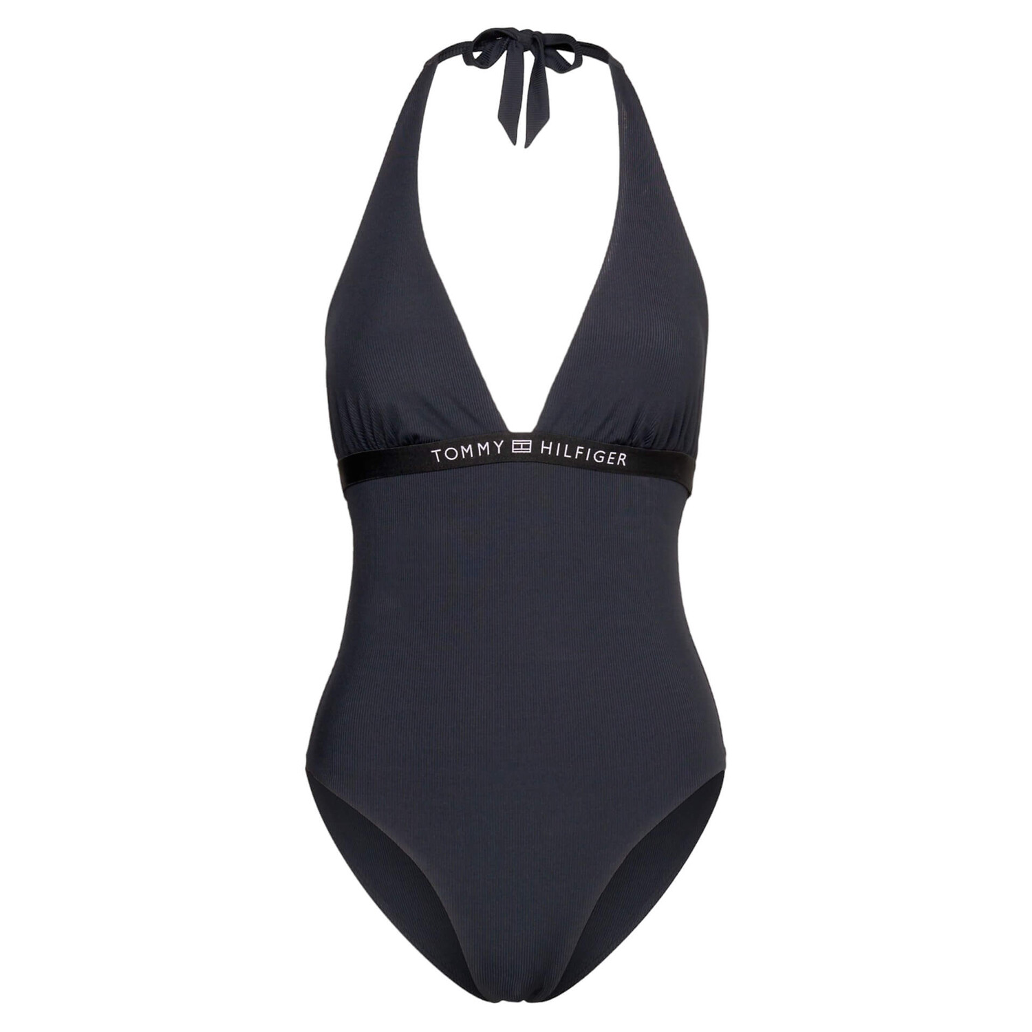 

Купальник Tommy Hilfiger Halter One-piece, синевато-черный