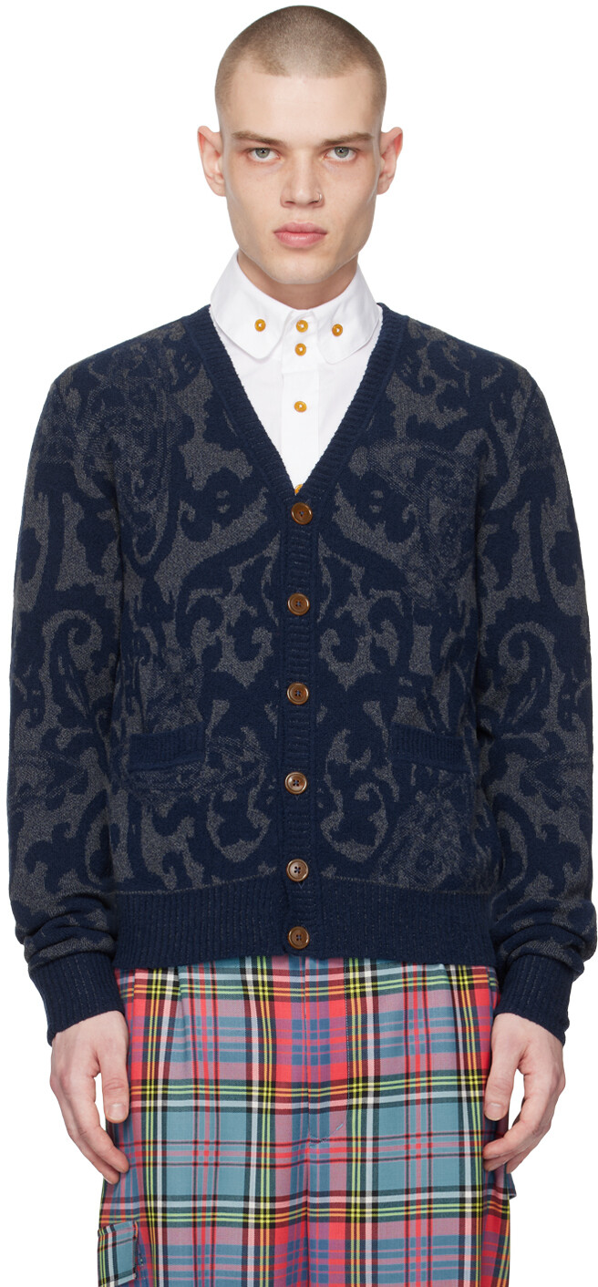 

Темно-синий кардиган Iron Orb Vivienne Westwood