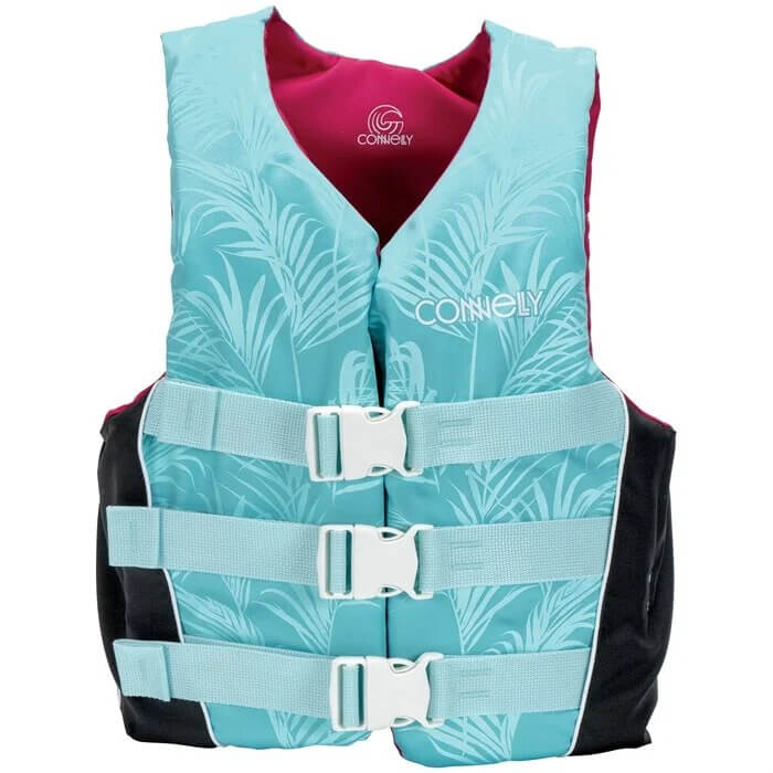 

Спасательный жилет Connelly 3 Buckle Tunnel Nylon CGA Wake Vest, голубой