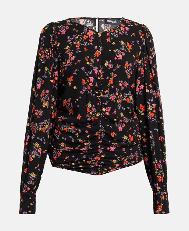

Рубашка блузка Desigual, черный