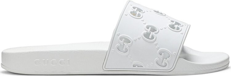 

Кроссовки Gucci GG Rubber Slide Great White, белый