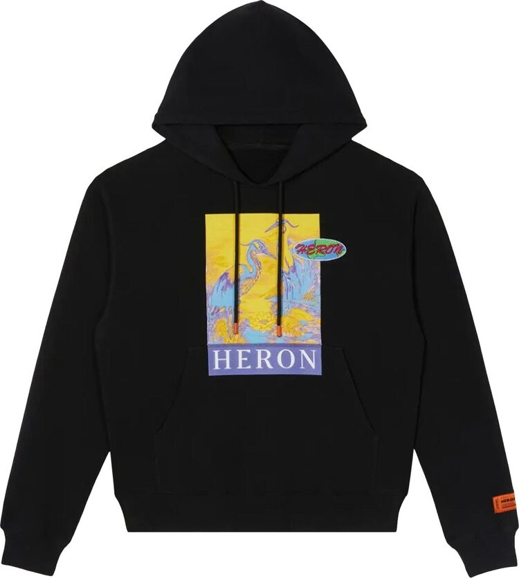 

Худи Heron Preston Heron Hoodie 'Black/Yellow', черный