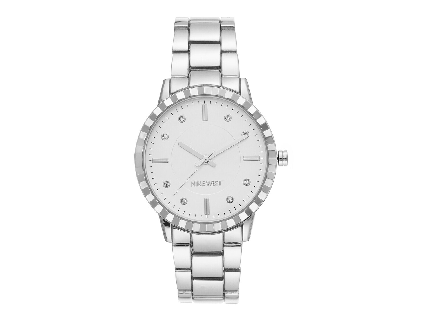 

Часы Nine West Crystal – ФИНАЛЬНАЯ ПРОДАЖА, серебряный металлик