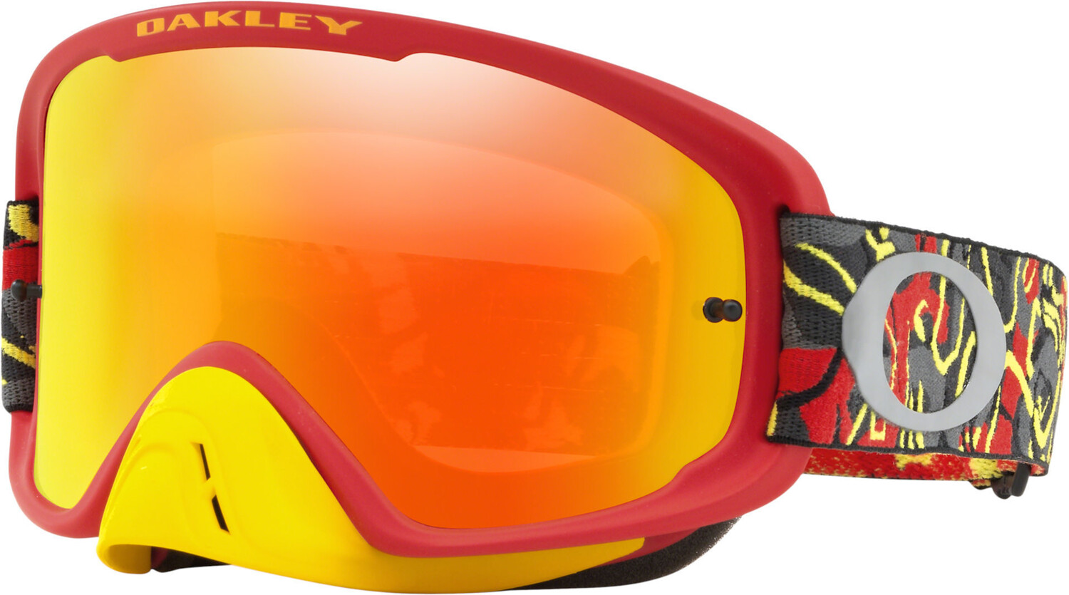 

Очки Oakley O Frame 2.0 Camo Vine для мотокросса, красный/желтый