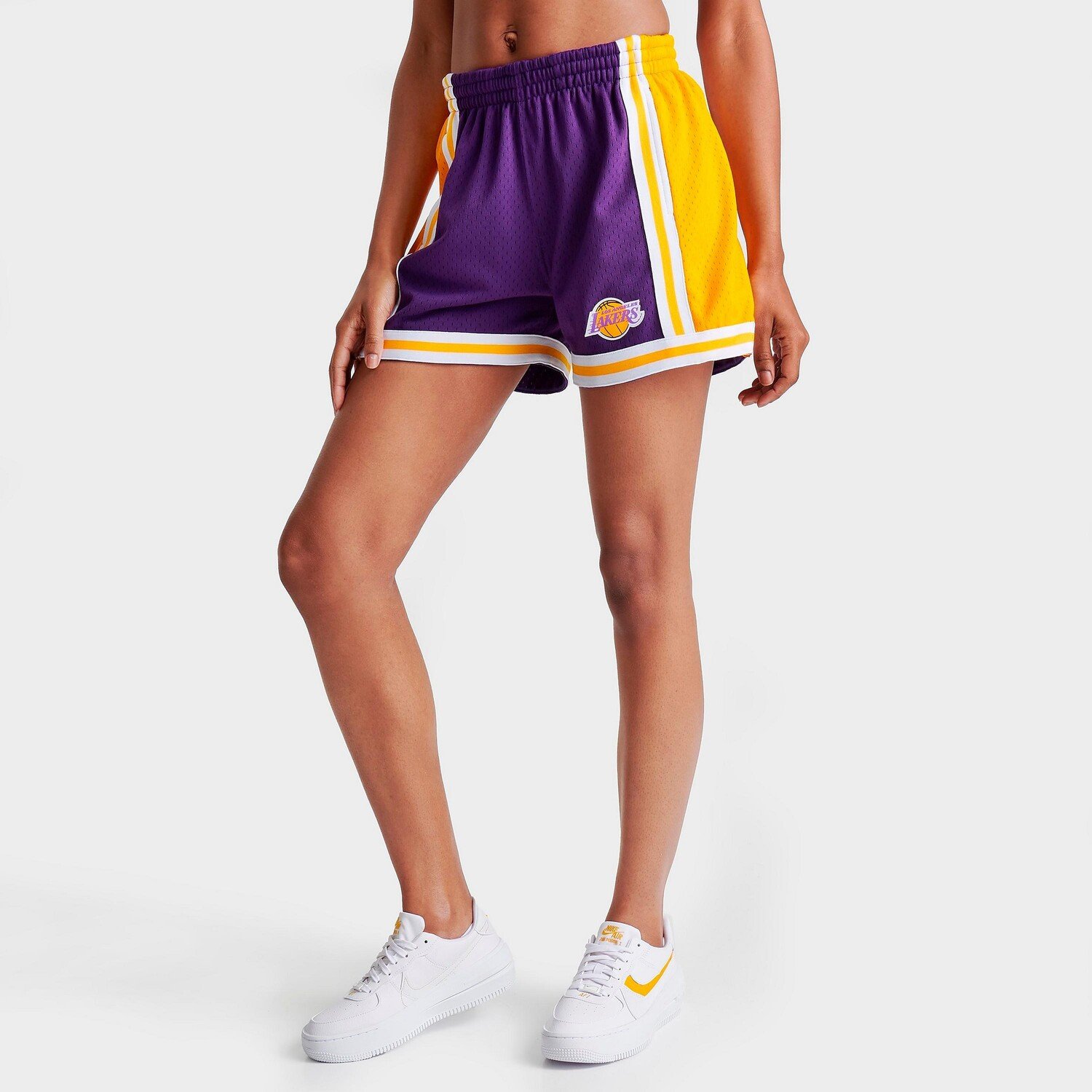 

Женские шорты Mitchell & Ness Los Angeles Lakers NBA Swingman, фиолетовый