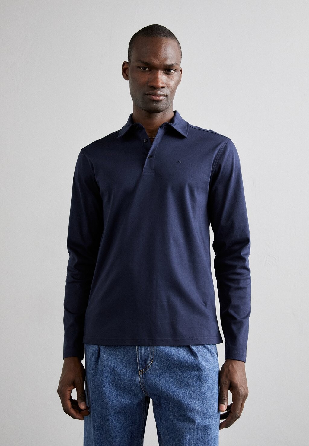 

Рубашка-поло ASHER LONG SLEEVE J.LINDEBERG, цвет navy