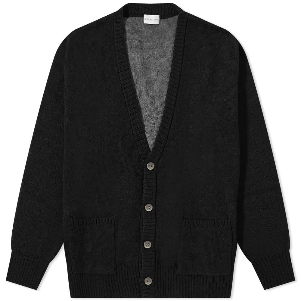 

Джемпер John Elliott High Twist Wool Cardigan, Черный