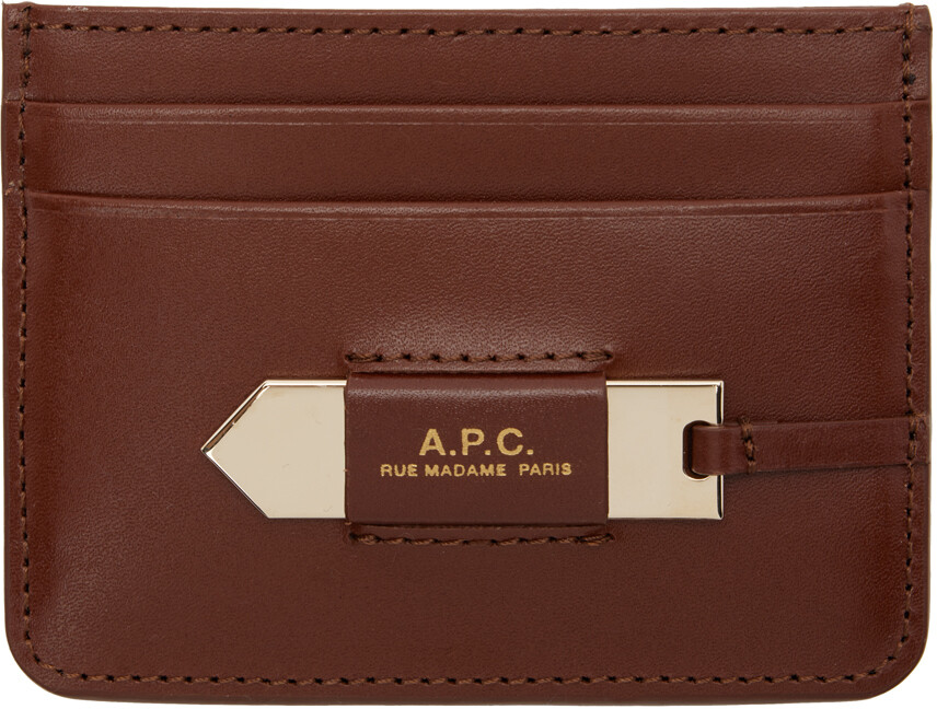

Коричневый визитница Charlotte A.P.C.