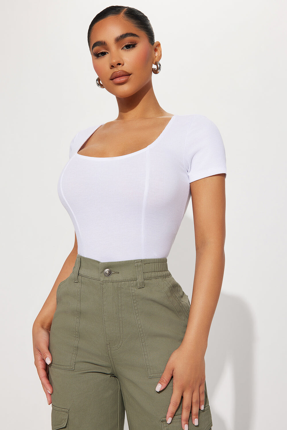 

Топ Fashion Nova 74274, белый