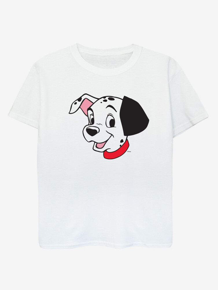

Детская белая футболка с принтом NW2 101 Dalmatians Head George., белый