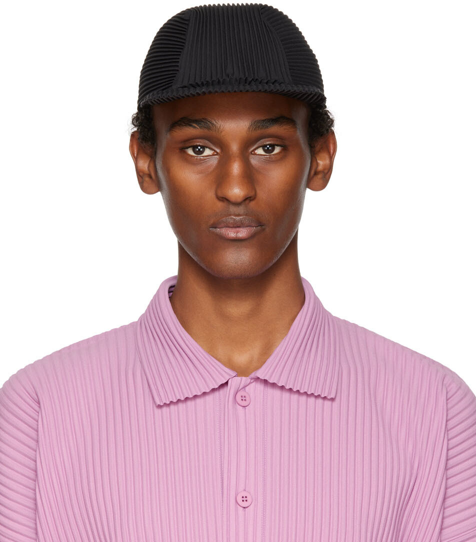 

Черная кепка со складками Homme Plissé Issey Miyake