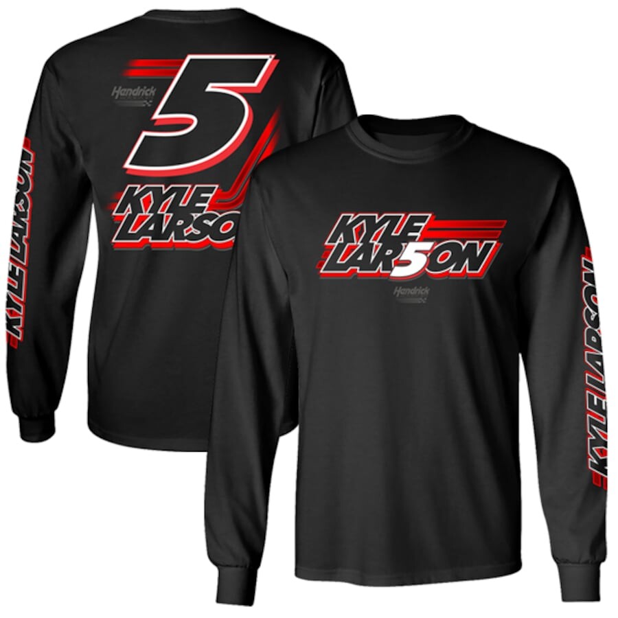 

Футболка с длинным рукавом Hendrick Motorsports Team Collection Kyle Larson, черный