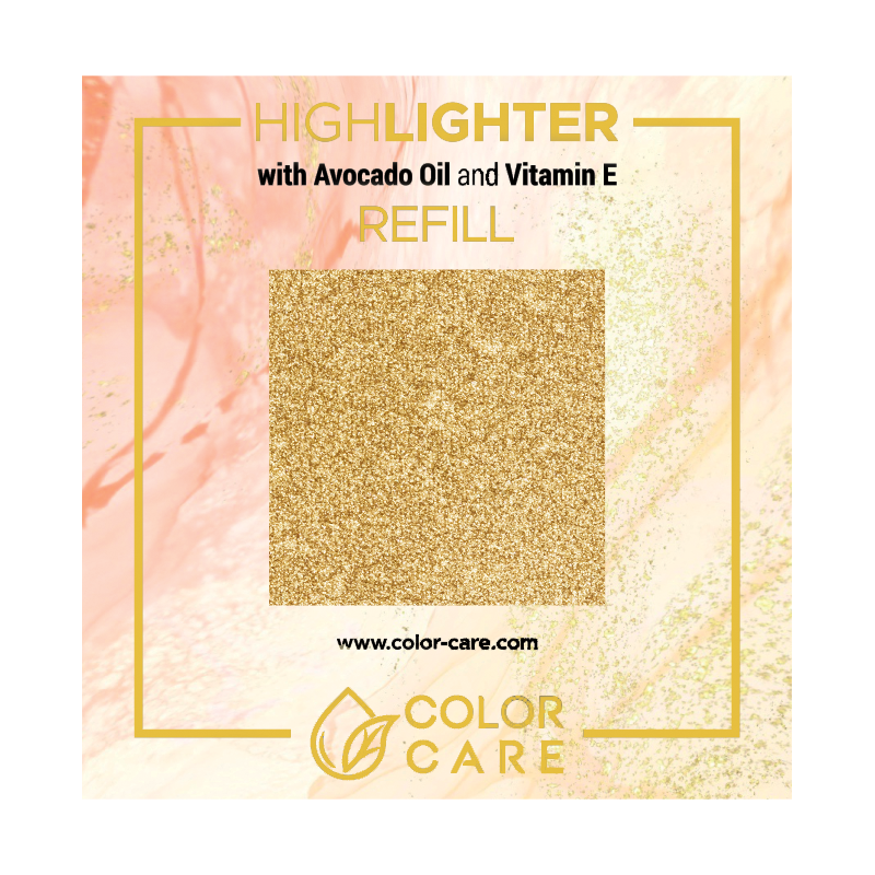 Веганский хайлайтер - сменный блок - 05 золотой Color Care Universal, 8 гр