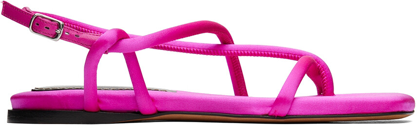 

Розовые сандалии с ремешками Proenza Schouler