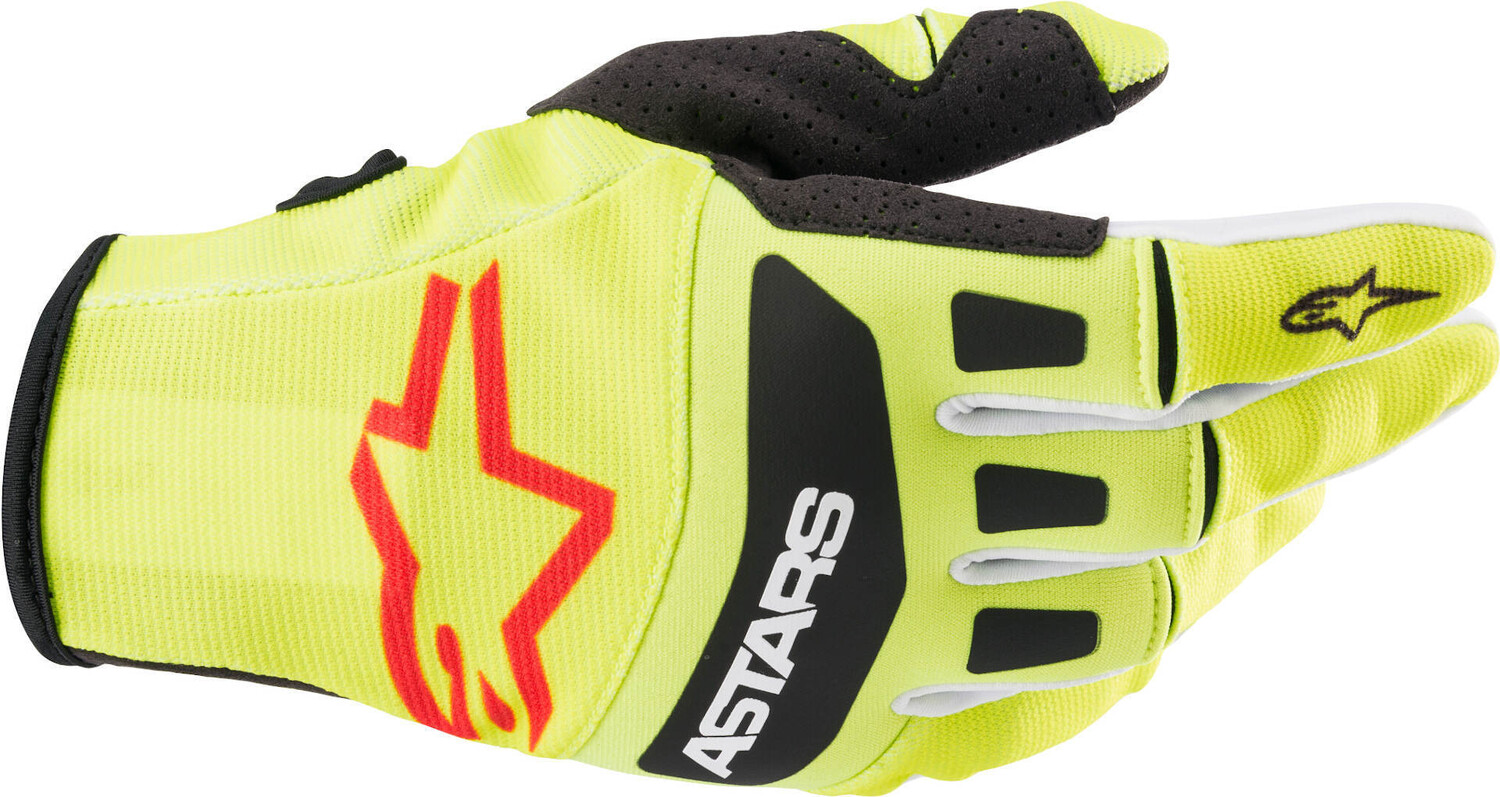 

Перчатки для мотокросса Alpinestars Techstar 22, желтый/черный