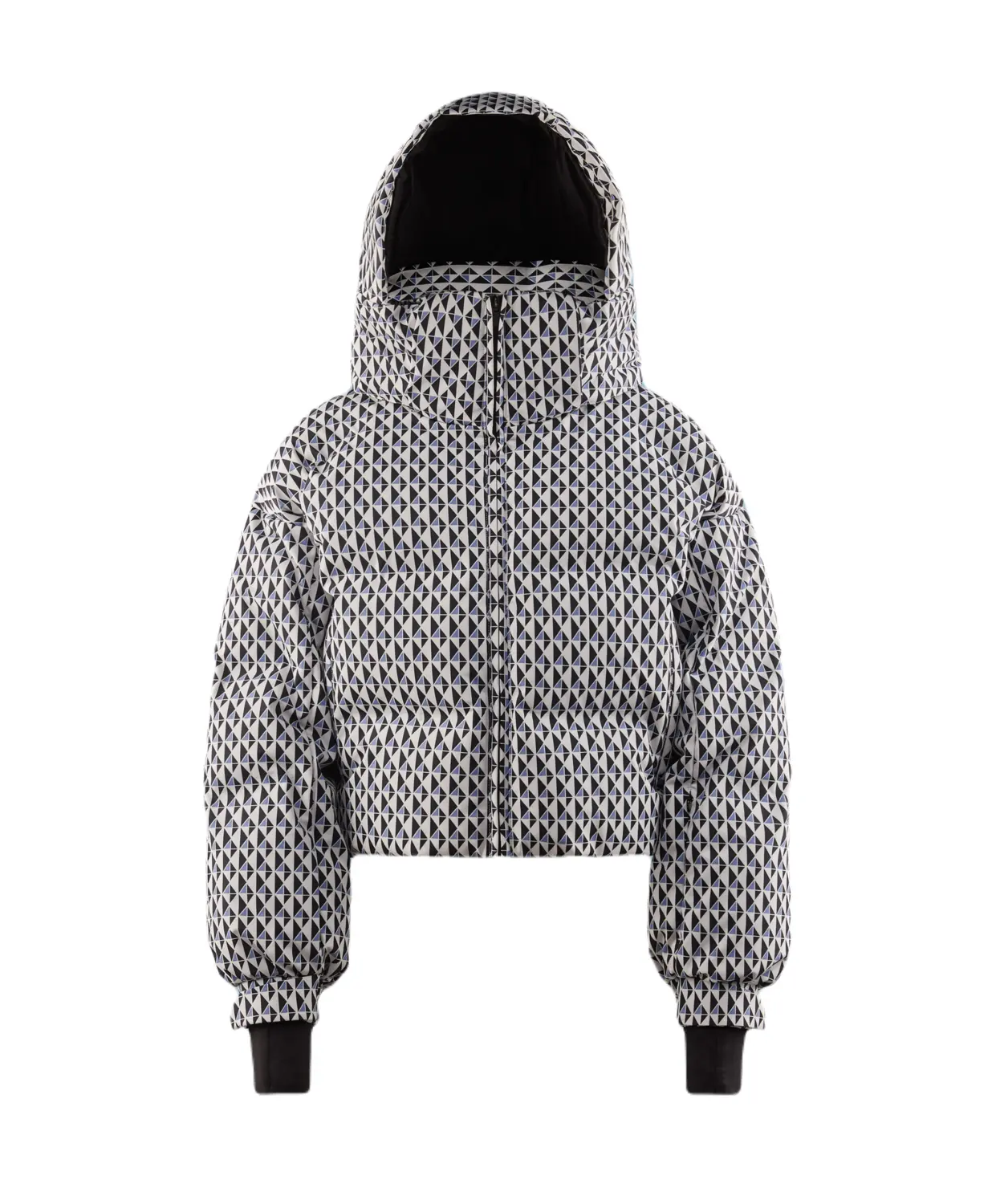 

Пуховик Oysho Down From Minardi Piume Company Ski 10k Crop Padded, белый