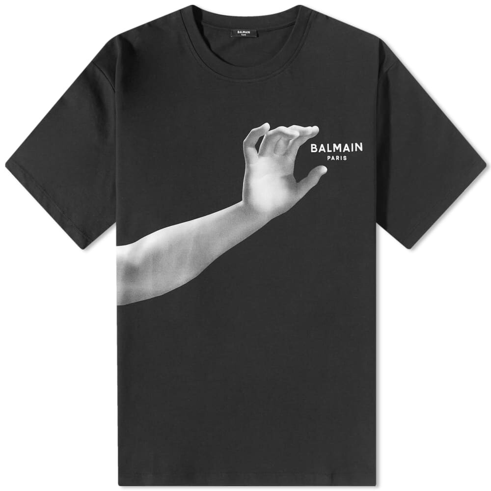 

Футболка Balmain Statue Print Logo Tee