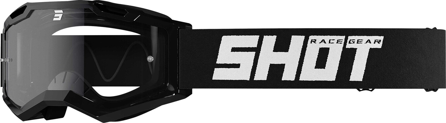 

Мотоциклетные очки Shot Assault 2.0 Solid с логотипом, черный