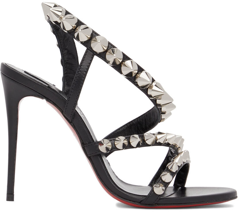 

Черные босоножки на каблуке Spikita Strap 100 Christian Louboutin