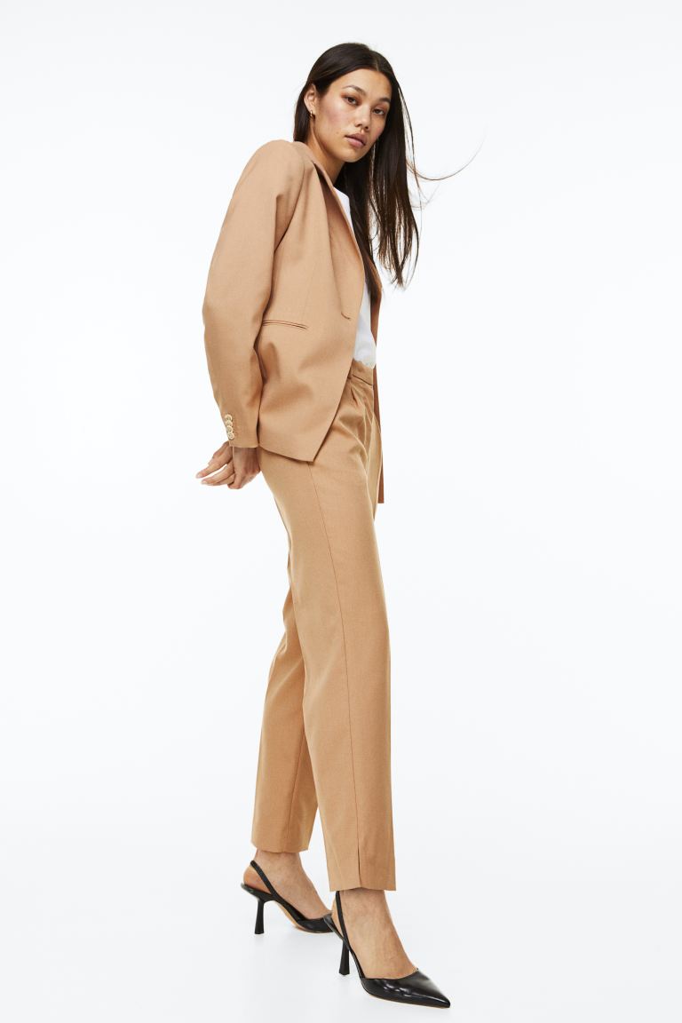 Элегантные брюки H&M, бежевый элегантные брюки h