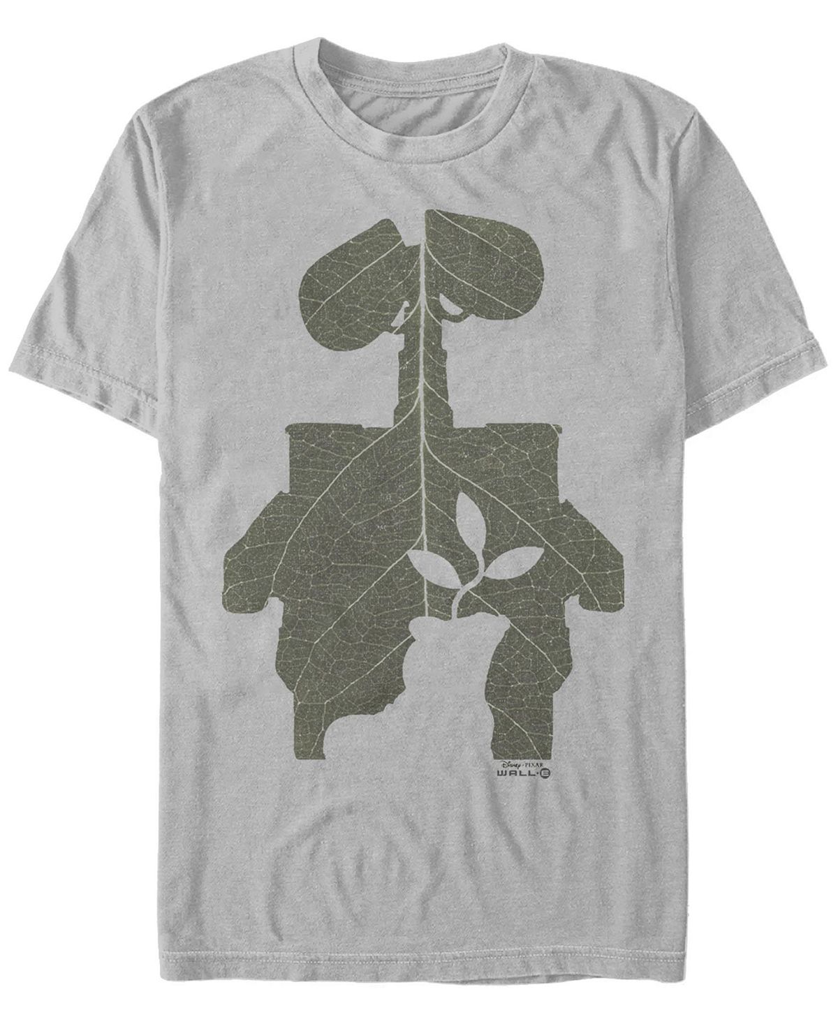 disney wall e level 5 Мужская футболка с круглым вырезом и короткими рукавами wall-e leaf fill Fifth Sun, серебряный