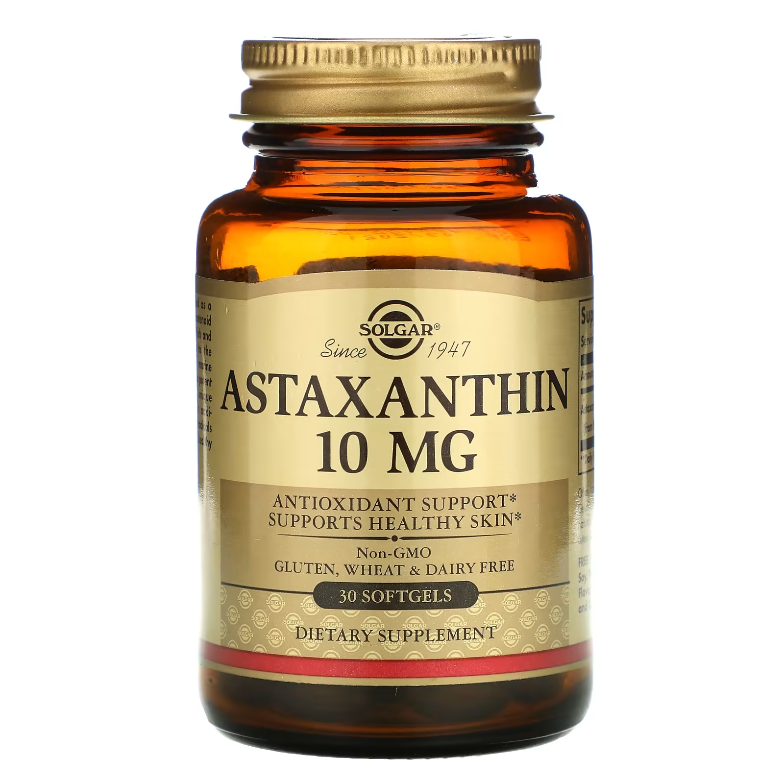 цена Solgar Астаксантин 10 мг, 30 мягких капсул