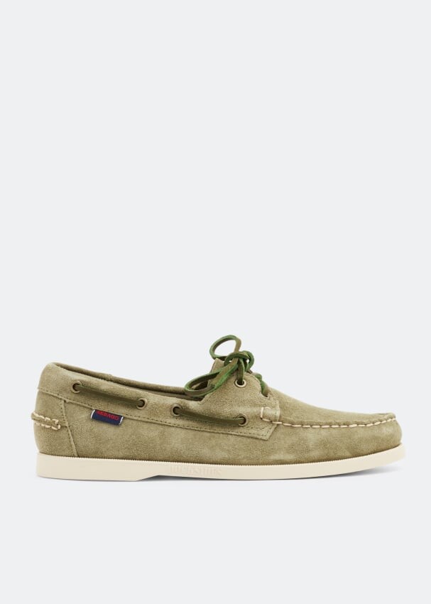 

Лоферы SEBAGO Portland Flesh Out boat shoes, зеленый