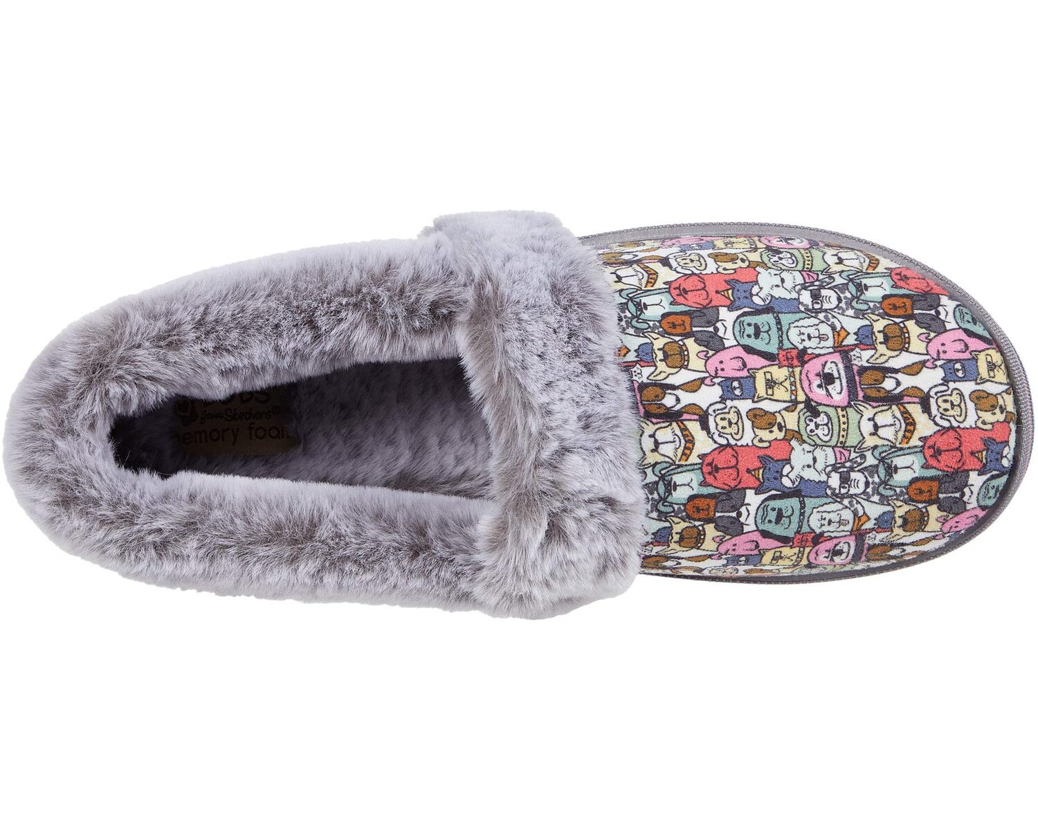 

Слипперы Too Cozy - Snuggle Rovers BOBS from SKECHERS, серый