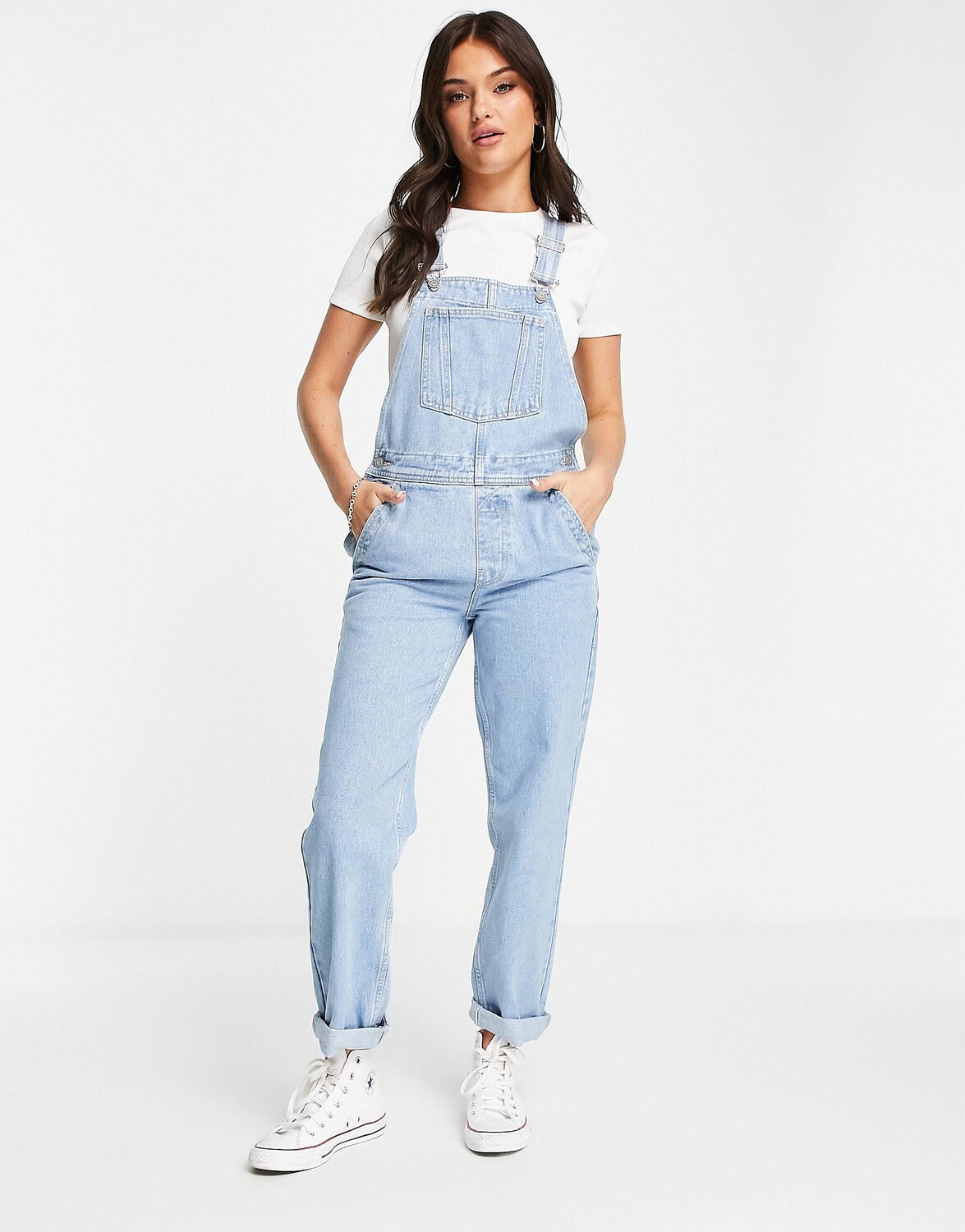 

Потертый джинсовый комбинезон ASOS DESIGN 'original'