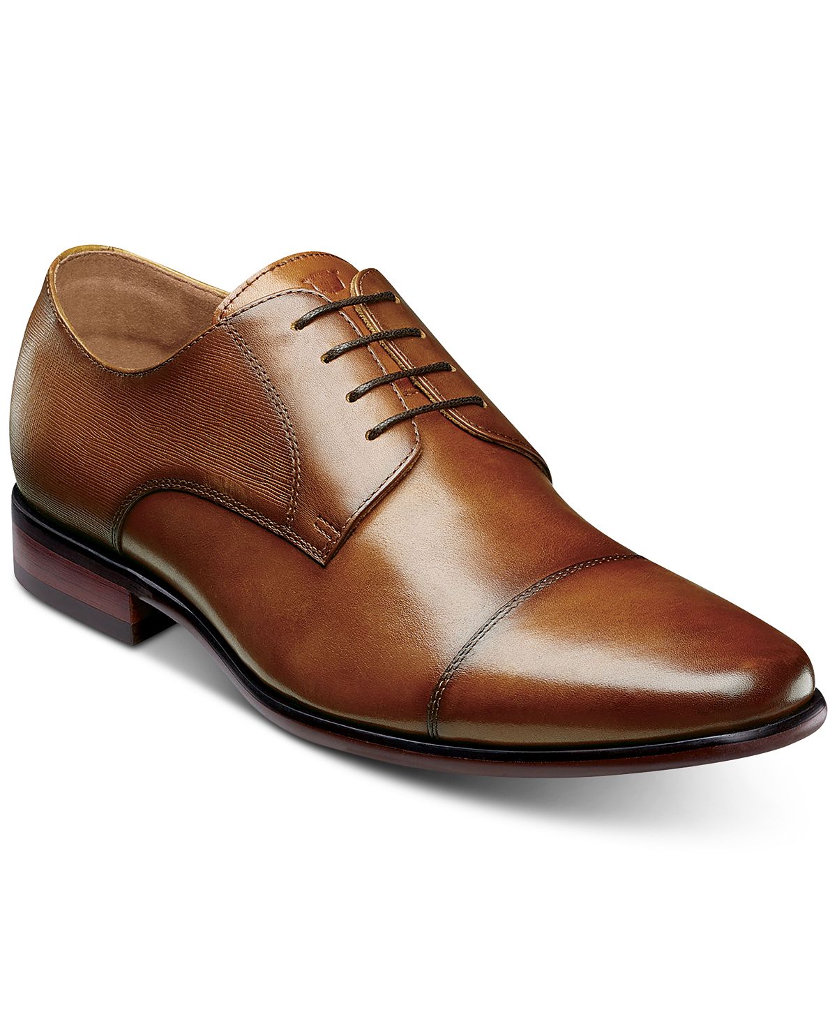 Мужские оксфорды angelo cap-toe Florsheim, коричневый - фото