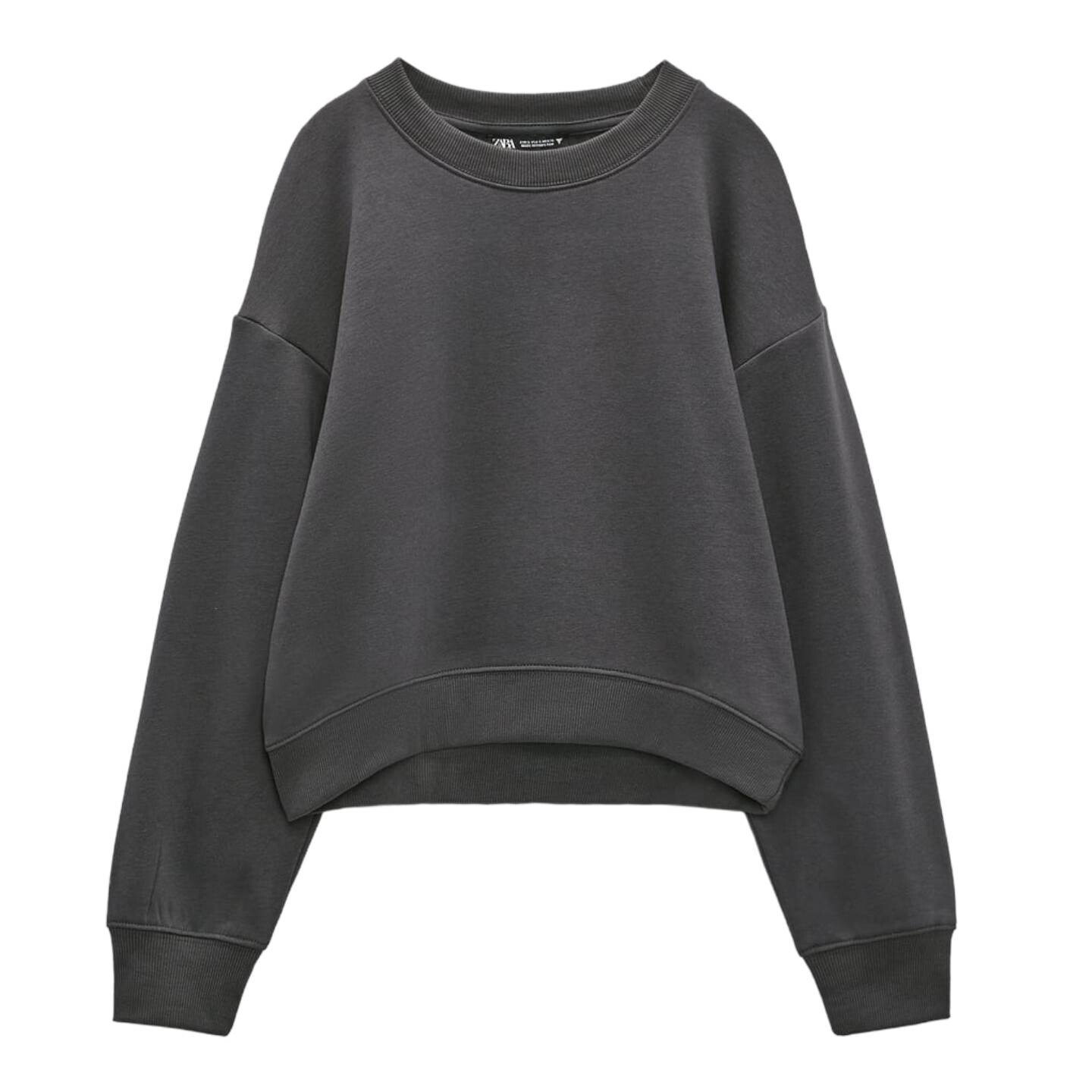 

Толстовка Zara Plush, темно-серый