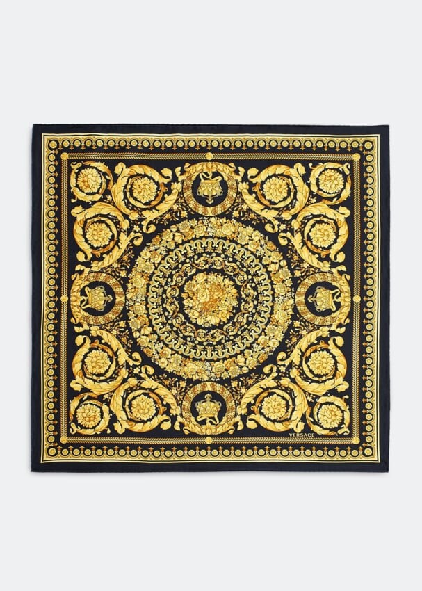 

Шарф VERSACE Barocco scarf, черный