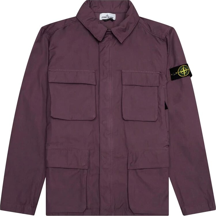 Куртка Stone Island Field Jacket 'Dark Burgundy', красный - фото