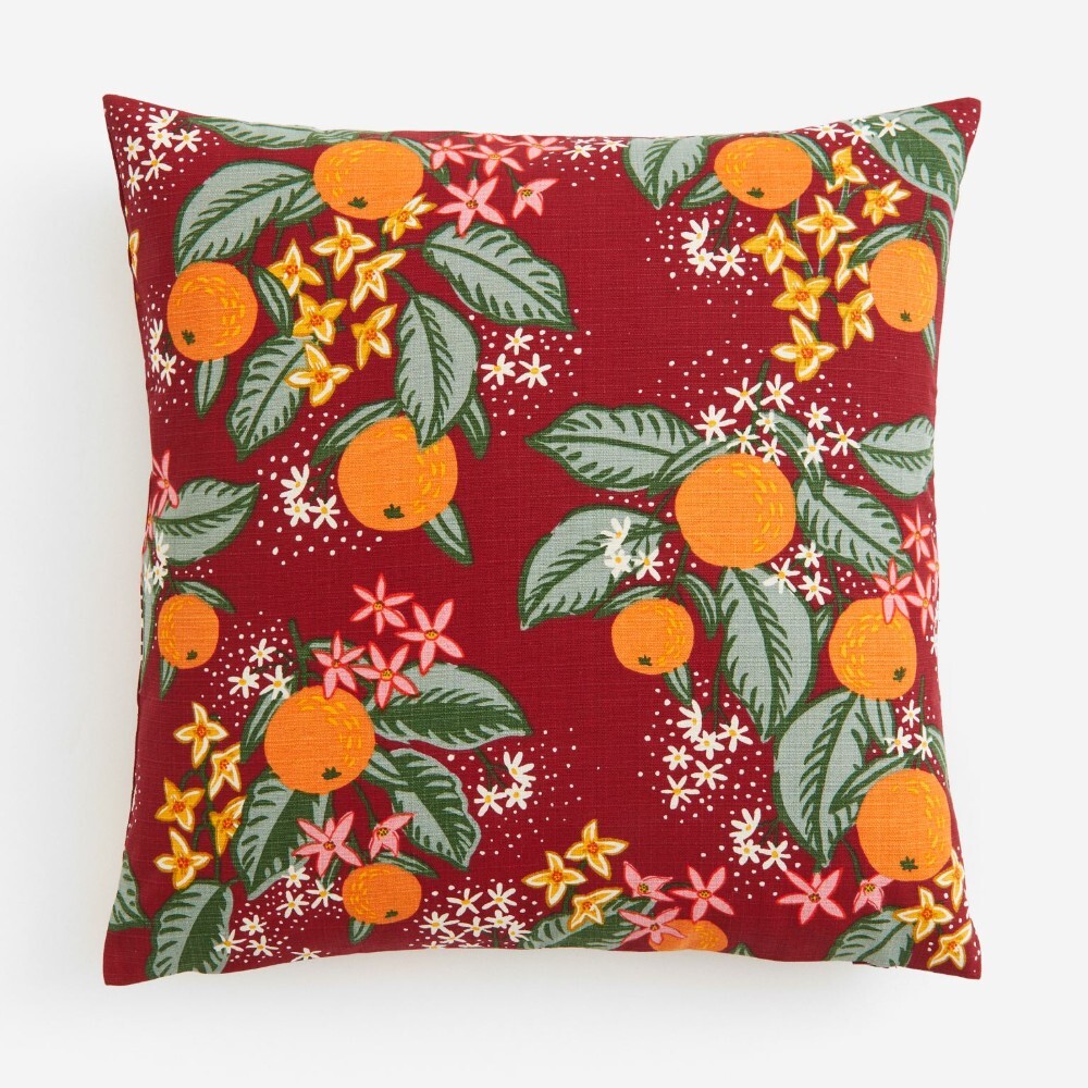 

Декоративная наволочка H&M Home Patterned, темно-красный